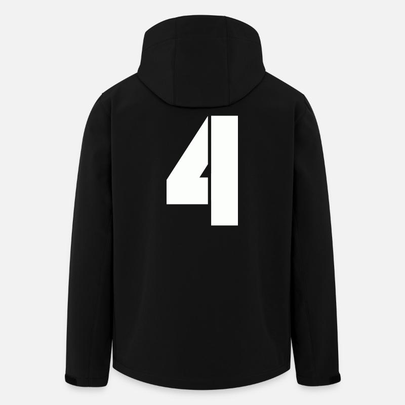 4 - Men’s Recycled Softshell Jacket by Stanley/Stella - black