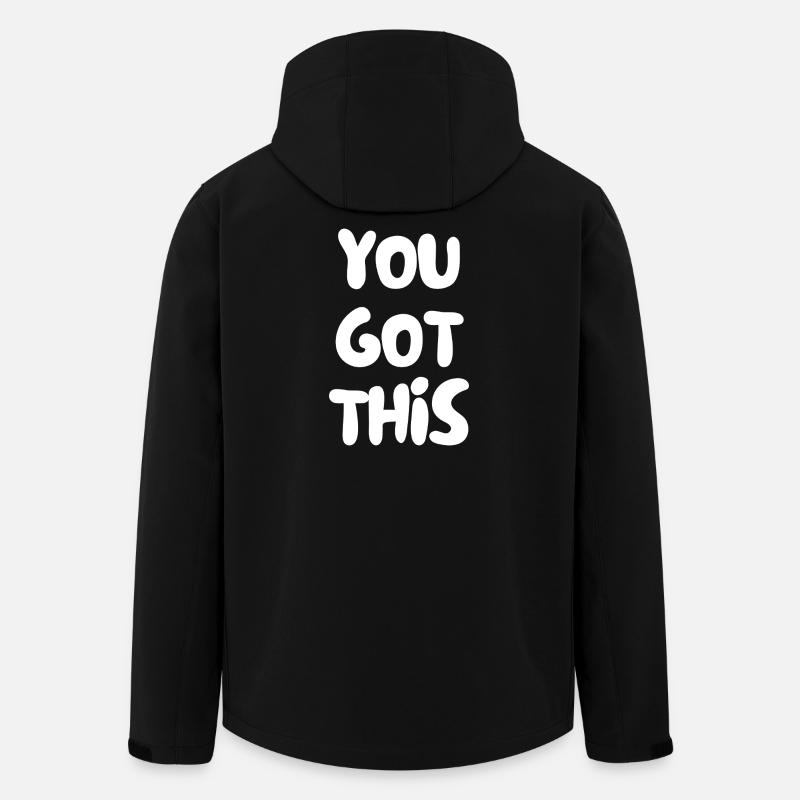 you got this - Men’s Recycled Softshell Jacket by Stanley/Stella - black