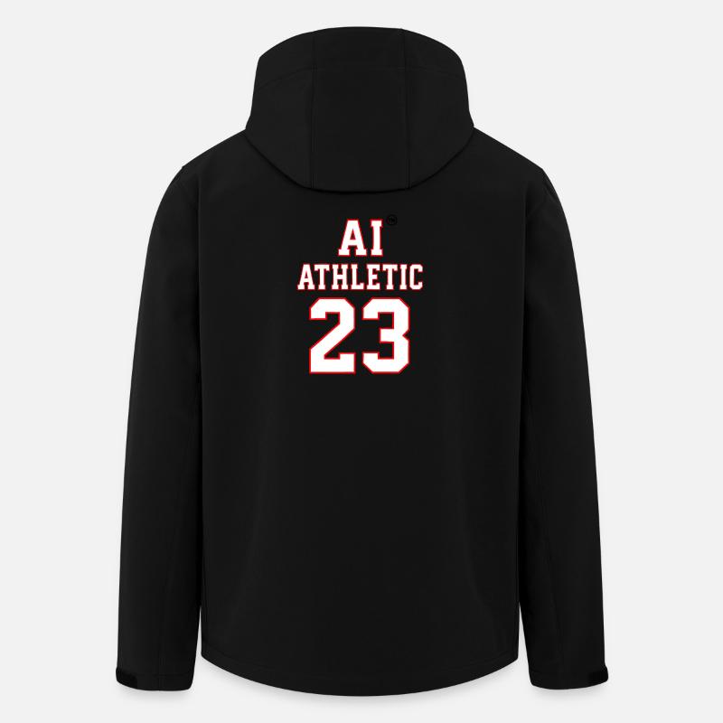 Athlétisme numéro 23 - Veste softshell homme en polyester recyclé Stanley/Stella - noir