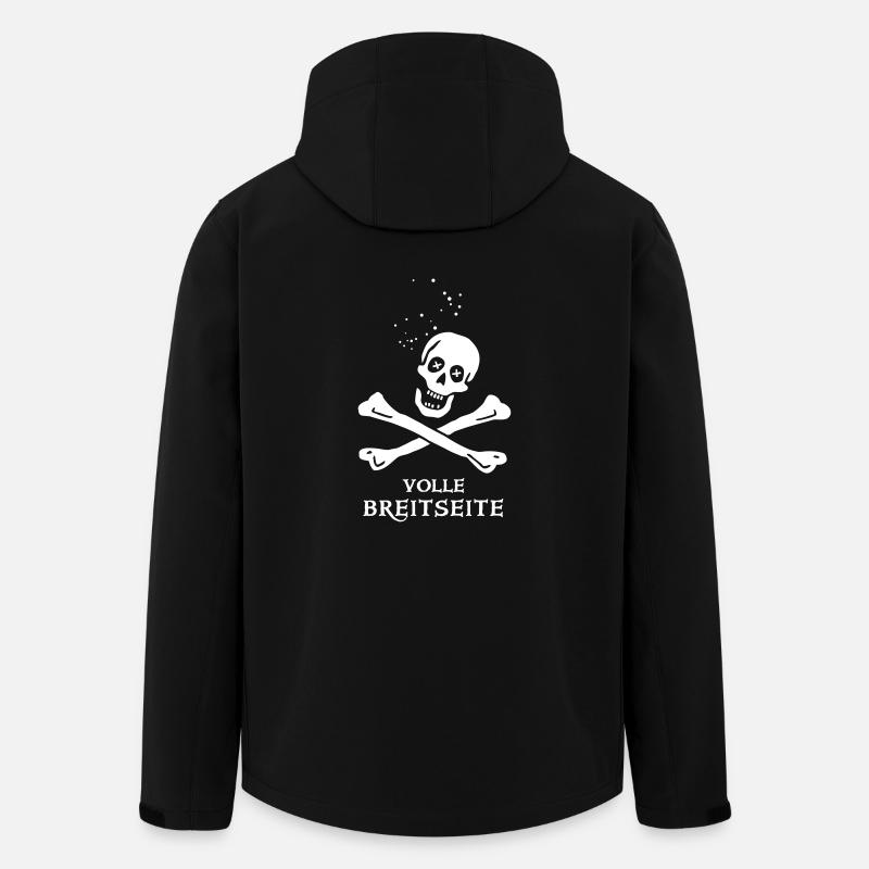 ~ Volle Breitseite ~ - Recycelte Männer Softshell-Jacke von Stanley/Stella - Schwarz