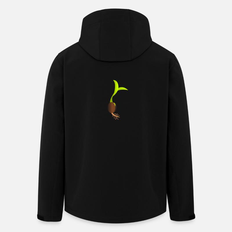 semis - Veste softshell homme en polyester recyclé Stanley/Stella - noir