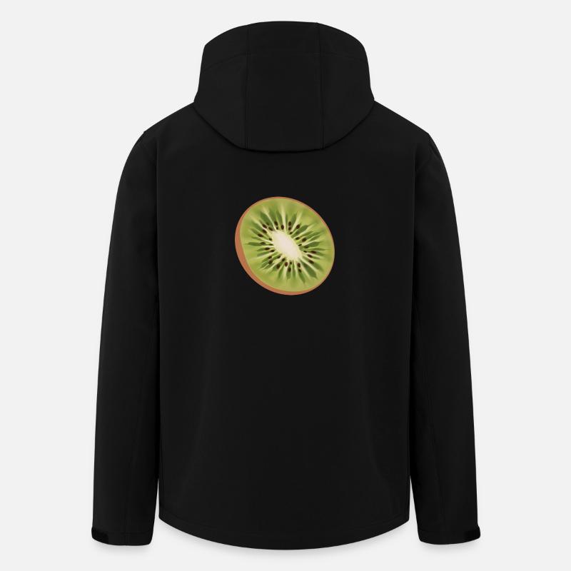 kiwi - Recycelte Männer Softshell-Jacke von Stanley/Stella - Schwarz