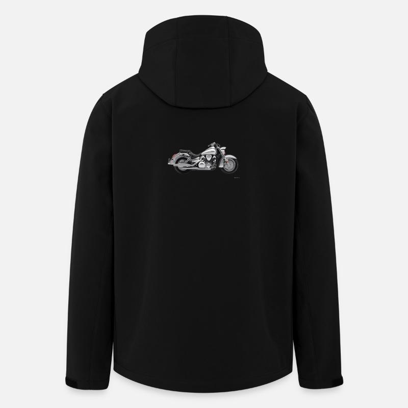 Motorrad - Recycelte Männer Softshell-Jacke von Stanley/Stella - Schwarz