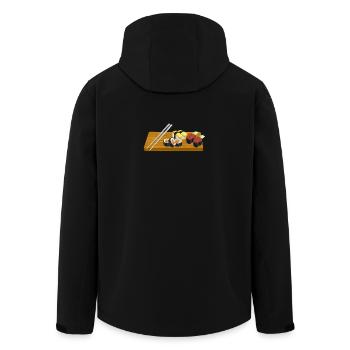Sushi - Veste softshell homme en polyester recyclé Stanley/Stella - noir - Dos - AI Model Male 185 light (185cm)