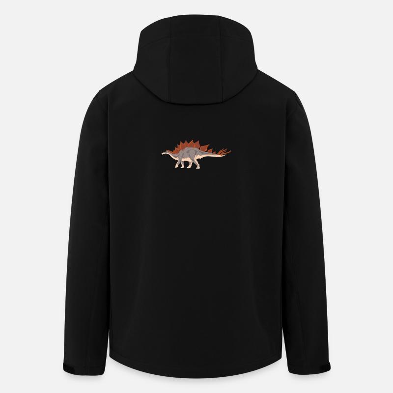 dinosaure - Veste softshell homme en polyester recyclé Stanley/Stella - noir