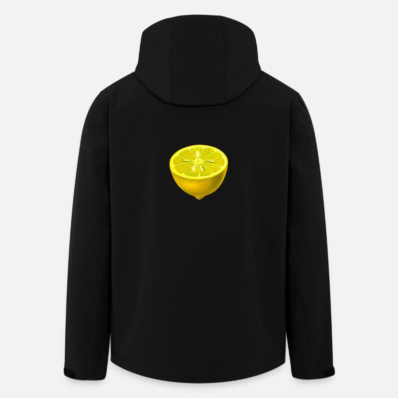 Zitrone - Recycelte Männer Softshell-Jacke von Stanley/Stella - Schwarz