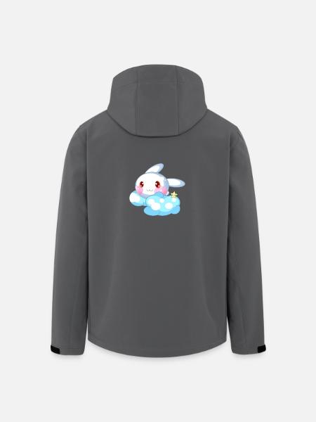 Rabbit cute kids - Men’s Recycled Softshell Jacket by Stanley/Stella - black