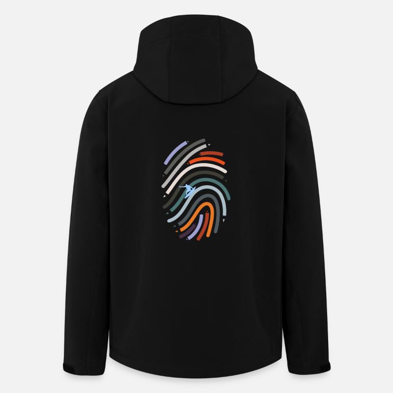 Daktylos Surfer (SmartWave Edition) - Men’s Recycled Softshell Jacket by Stanley/Stella - black