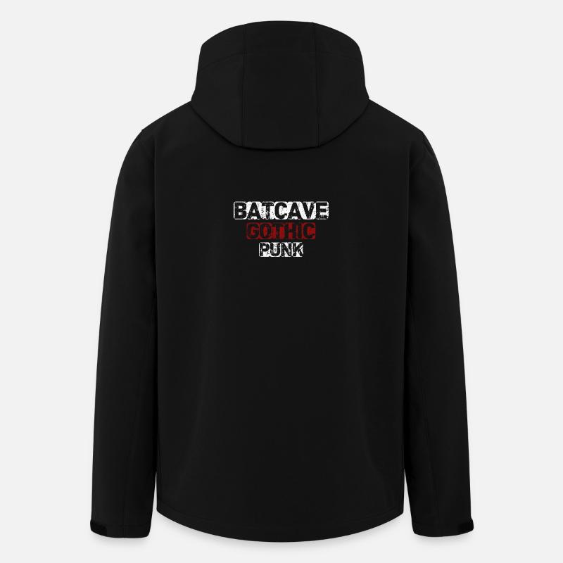Batcave Punk Gothique - Veste softshell homme en polyester recyclé Stanley/Stella - noir