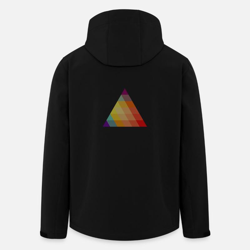 triangle - Veste softshell homme en polyester recyclé Stanley/Stella - noir