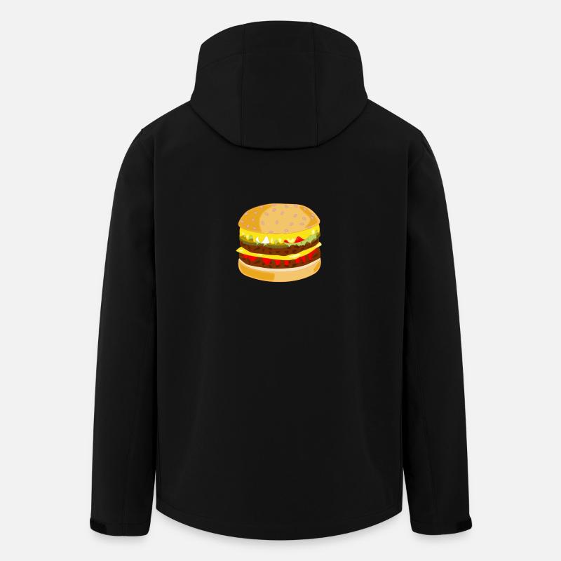 Hamburger - Recycelte Männer Softshell-Jacke von Stanley/Stella - Schwarz