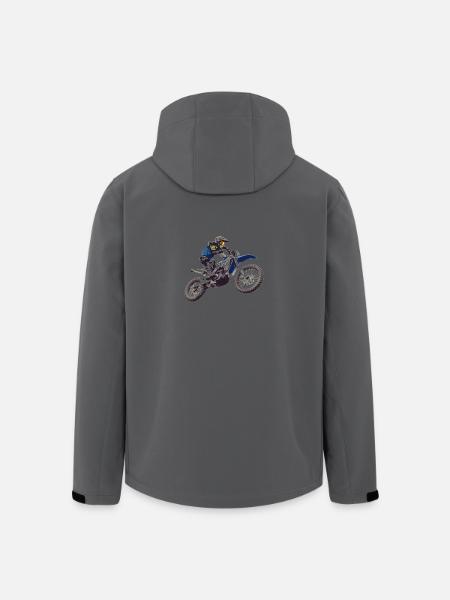 Motocross - Men’s Recycled Softshell Jacket by Stanley/Stella - black
