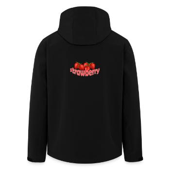 Fraise - Veste softshell homme en polyester recyclé Stanley/Stella - noir - Dos - AI Model Male 185 light (185cm)
