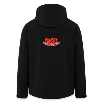 Fraises - Veste softshell homme en polyester recyclé Stanley/Stella - noir - Dos - AI Model Male 185 light (185cm)