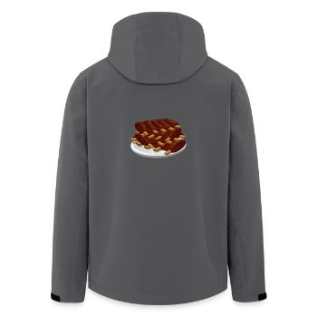Spare Ribs - Recycelte Männer Softshell-Jacke von Stanley/Stella - Schwarz - Hinten - AI Model Male 185 light (185cm)