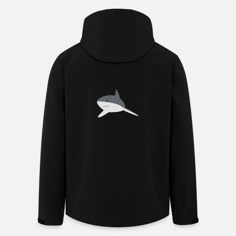shark - Veste softshell homme en polyester recyclé Stanley/Stella - noir