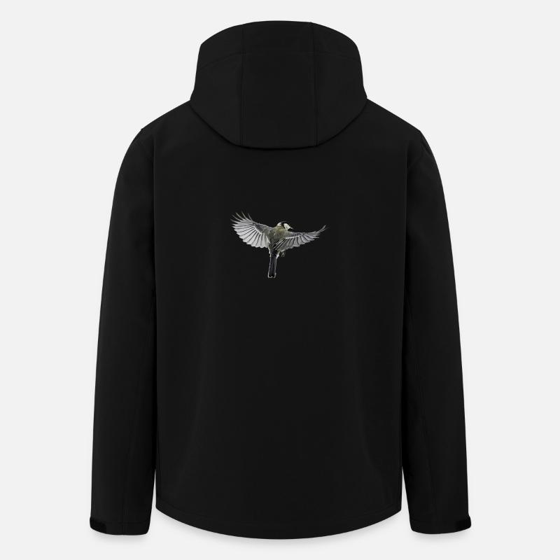 bird - Men’s Recycled Softshell Jacket by Stanley/Stella - black
