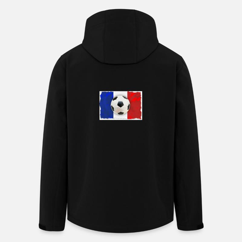 France football - Men’s Recycled Softshell Jacket by Stanley/Stella - black
