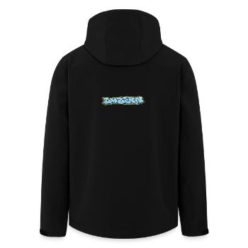 Lucerne Graffiti - Veste softshell homme en polyester recyclé Stanley/Stella - noir - Dos - AI Model Male 185 light (185cm)