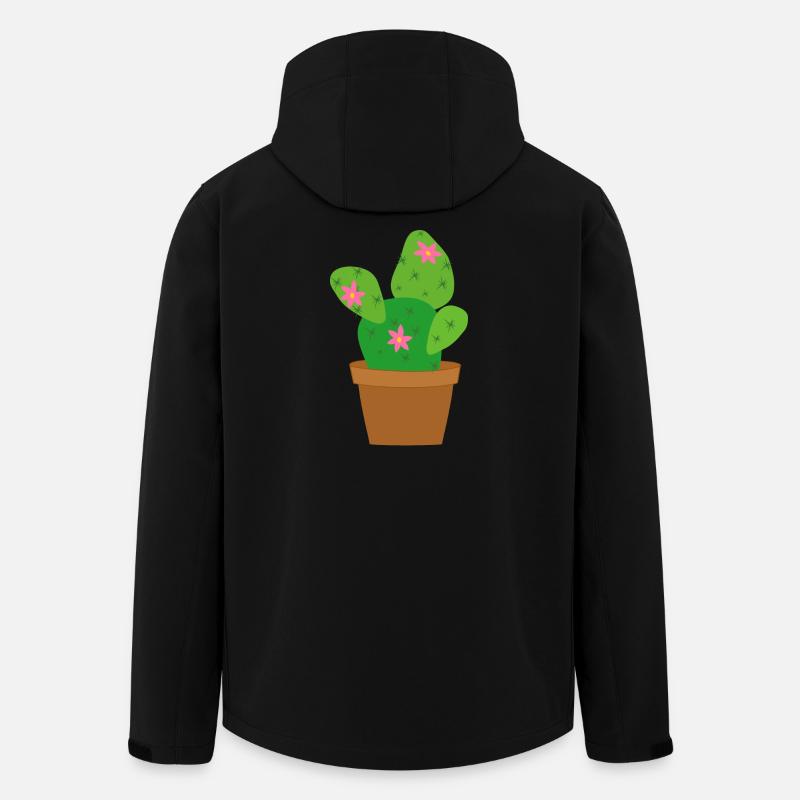cactus - Veste softshell homme en polyester recyclé Stanley/Stella - noir