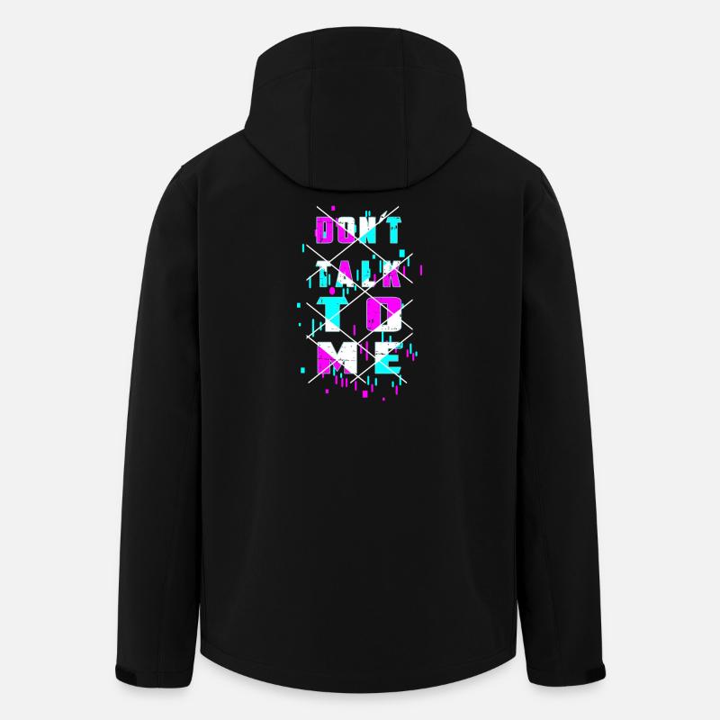 Don't talk to me! - Men’s Recycled Softshell Jacket by Stanley/Stella - black
