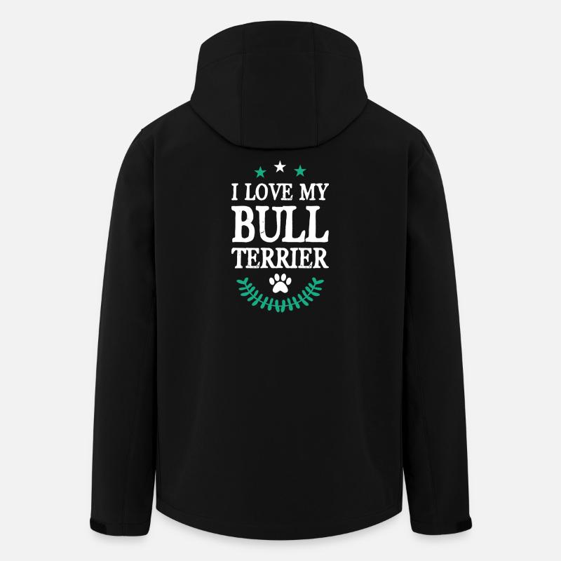 Bull terrier - Veste softshell homme en polyester recyclé Discoverer Stanley/Stella - noir