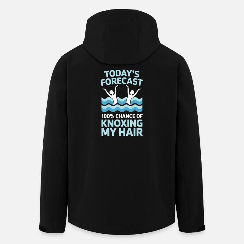 Synchronschwimmen Kunstschwimmen Wassersport - Recycelte Männer Softshell-Jacke von Stanley/Stella - Schwarz