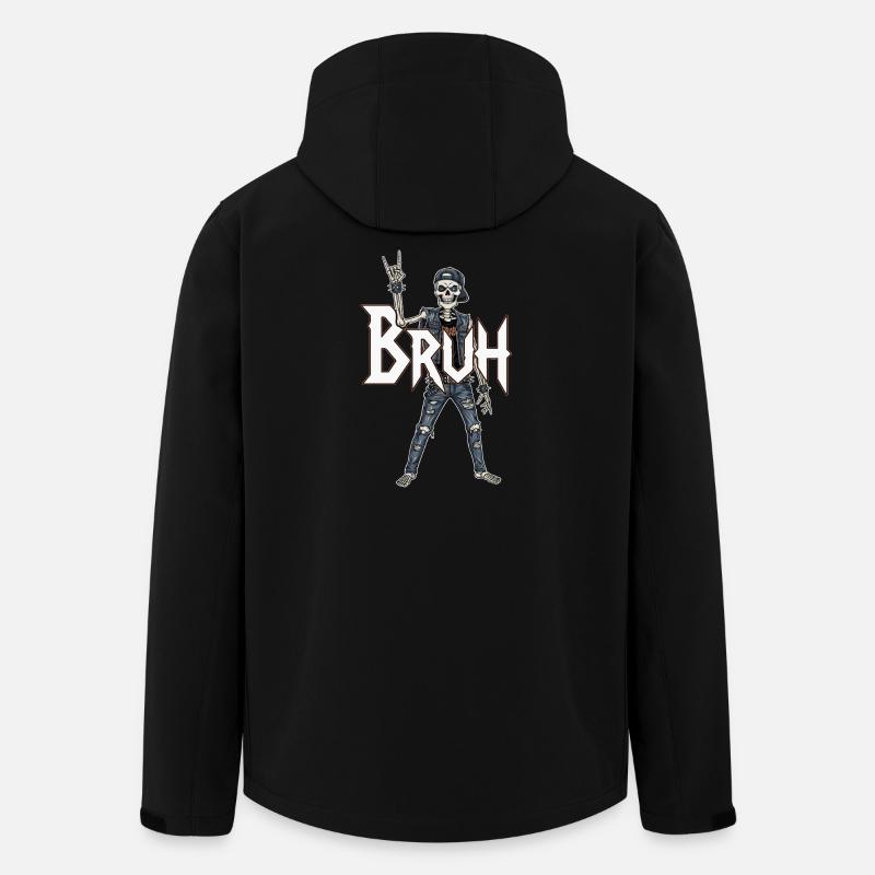 Bruh Skeleton Wippe - Recycelte Männer Softshell-Jacke von Stanley/Stella - Schwarz