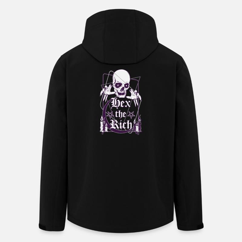 Hex le Riche - Veste softshell homme en polyester recyclé Stanley/Stella - noir