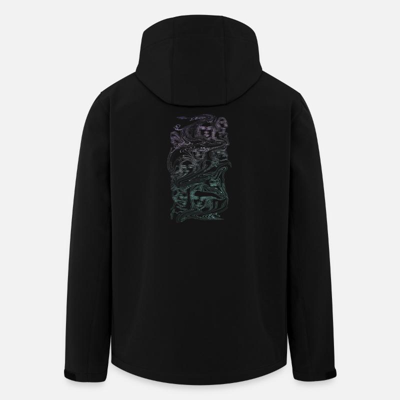 Âmes Liquides : Fusions Éthérées - Veste softshell homme en polyester recyclé Stanley/Stella - noir