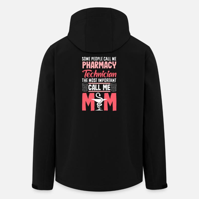Pharmacien Technicien Pharmaceutique - Veste softshell homme en polyester recyclé Stanley/Stella - noir
