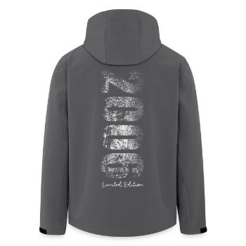 Limited Edition 2006 Geburtstag Geschenk - Recycelte Männer Softshell-Jacke von Stanley/Stella - Schwarz - Hinten - AI Model Male 185 light (185cm)
