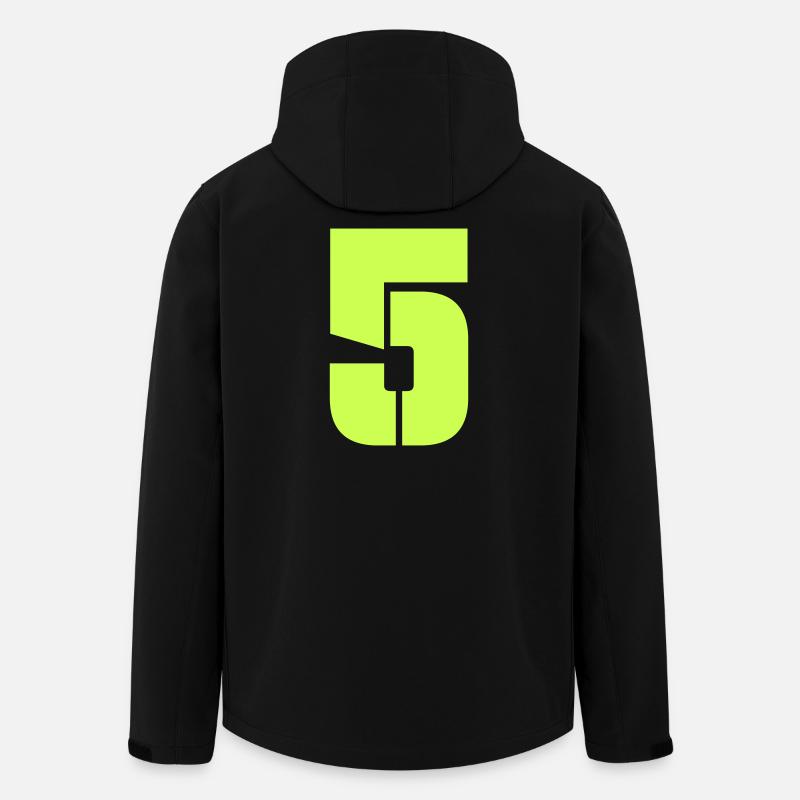 5 - Recycelte Männer Softshell-Jacke von Stanley/Stella - Schwarz