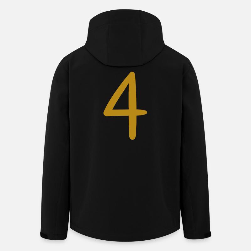 4 - Men’s Recycled Softshell Jacket by Stanley/Stella - black