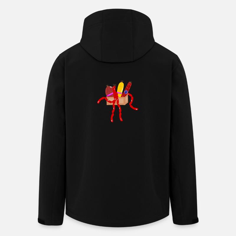 sausage - Men’s Recycled Softshell Jacket by Stanley/Stella - black