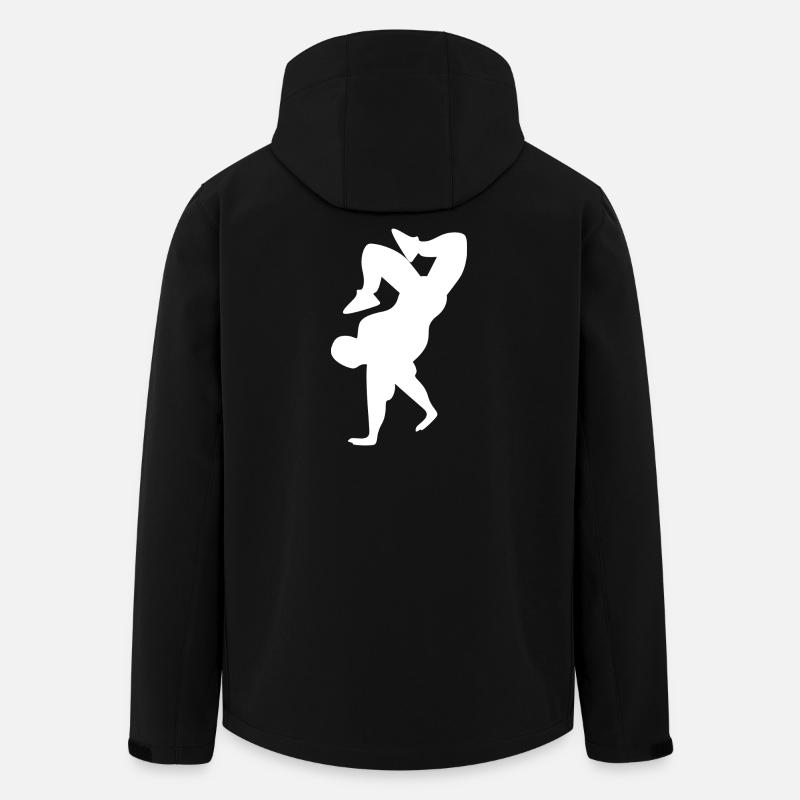 Breakdance - Veste softshell homme en polyester recyclé Stanley/Stella - noir