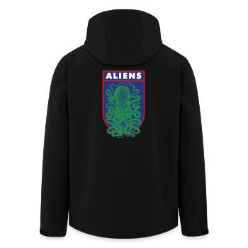 Octopus Aliens - Veste softshell homme en polyester recyclé Stanley/Stella - noir - Dos - AI Model Male 185 light (185cm)