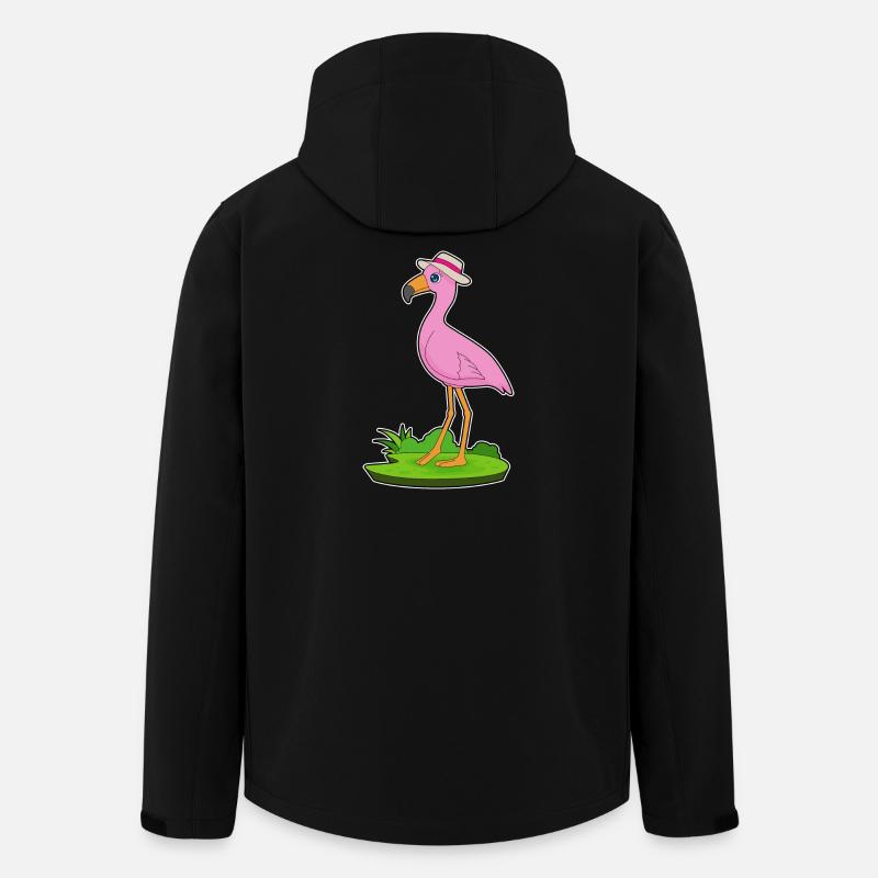 Flamingo Hut - Recycelte Männer Softshell-Jacke von Stanley/Stella - Schwarz
