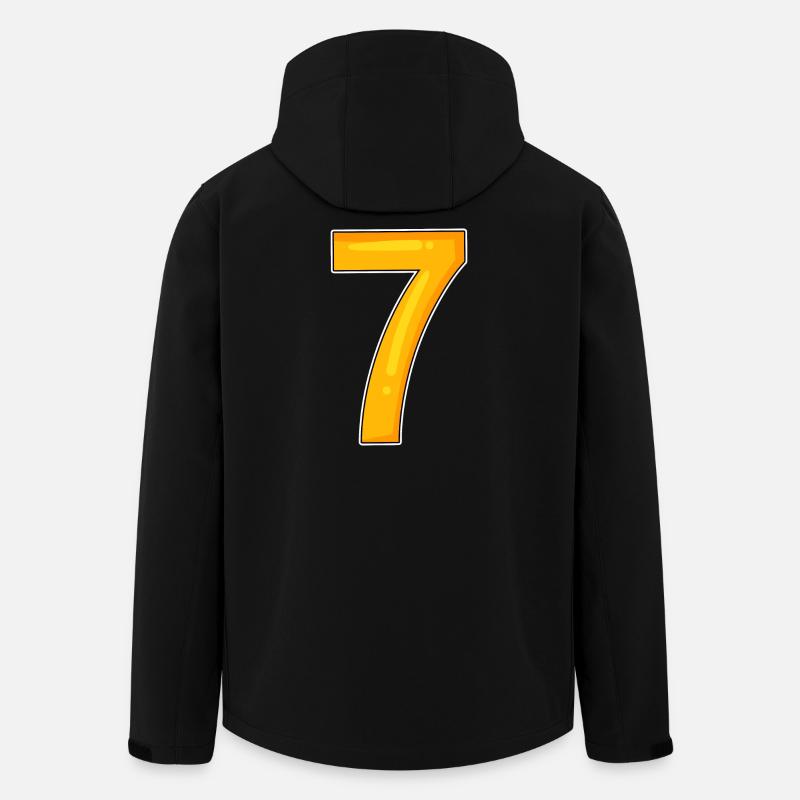 Numéro Sept - Numéro Numéro 7 - Veste softshell homme en polyester recyclé Stanley/Stella - noir
