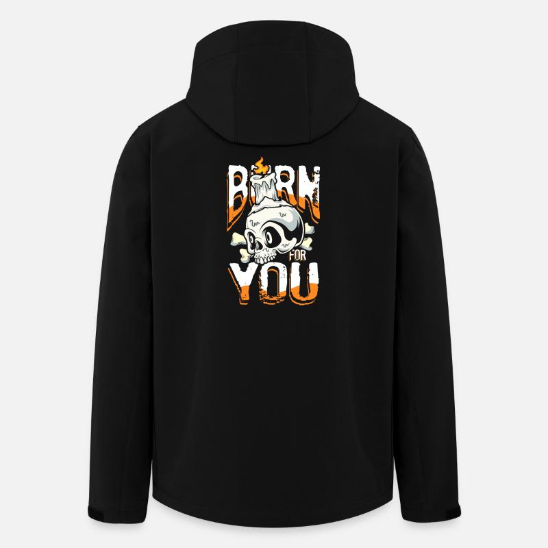Burn for you - Recycelte Männer Softshell-Jacke von Stanley/Stella - Schwarz