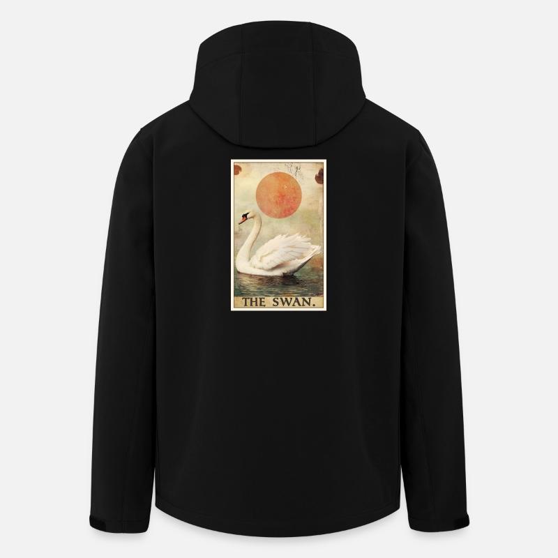 Swans Swan - Men’s Recycled Softshell Jacket by Stanley/Stella - black