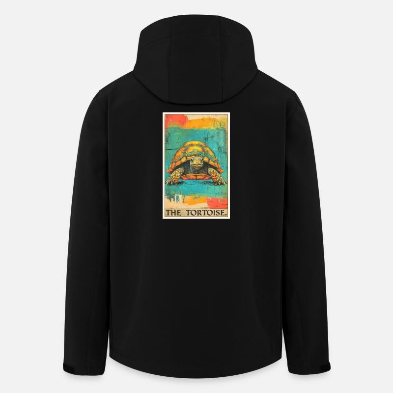 Tortues Tortue - Veste softshell homme en polyester recyclé Stanley/Stella - noir