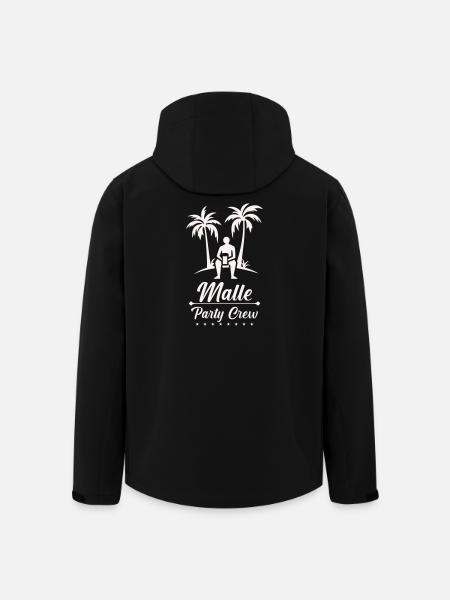 Beach Vacation Malle Party Crew - Men’s Recycled Softshell Jacket by Stanley/Stella - black