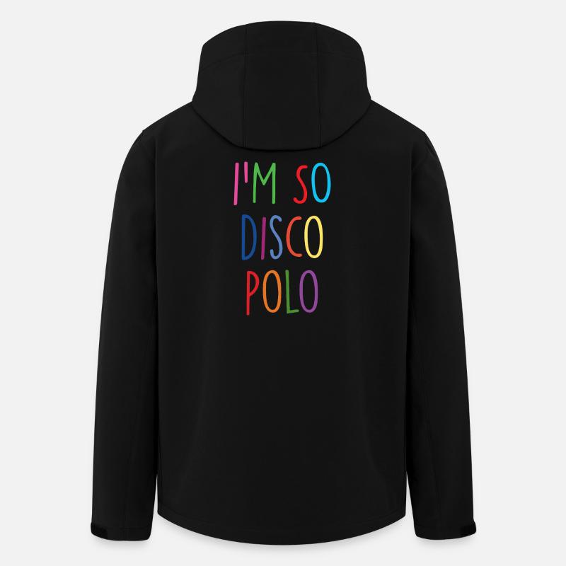 Disco Polo - Recycelte Männer Softshell-Jacke von Stanley/Stella - Schwarz