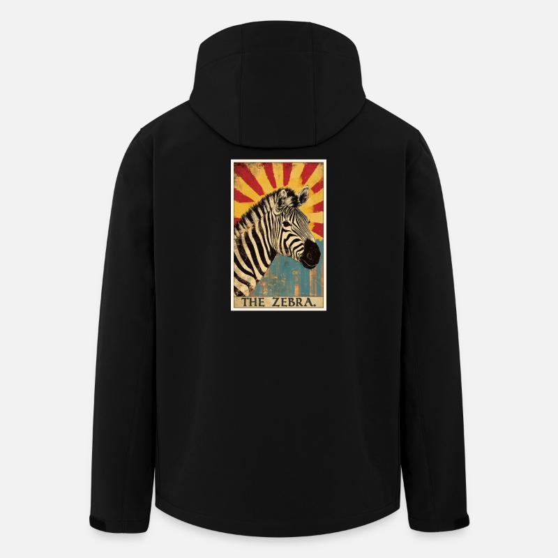 Zèbres Zèbre - Veste softshell homme en polyester recyclé Stanley/Stella - noir