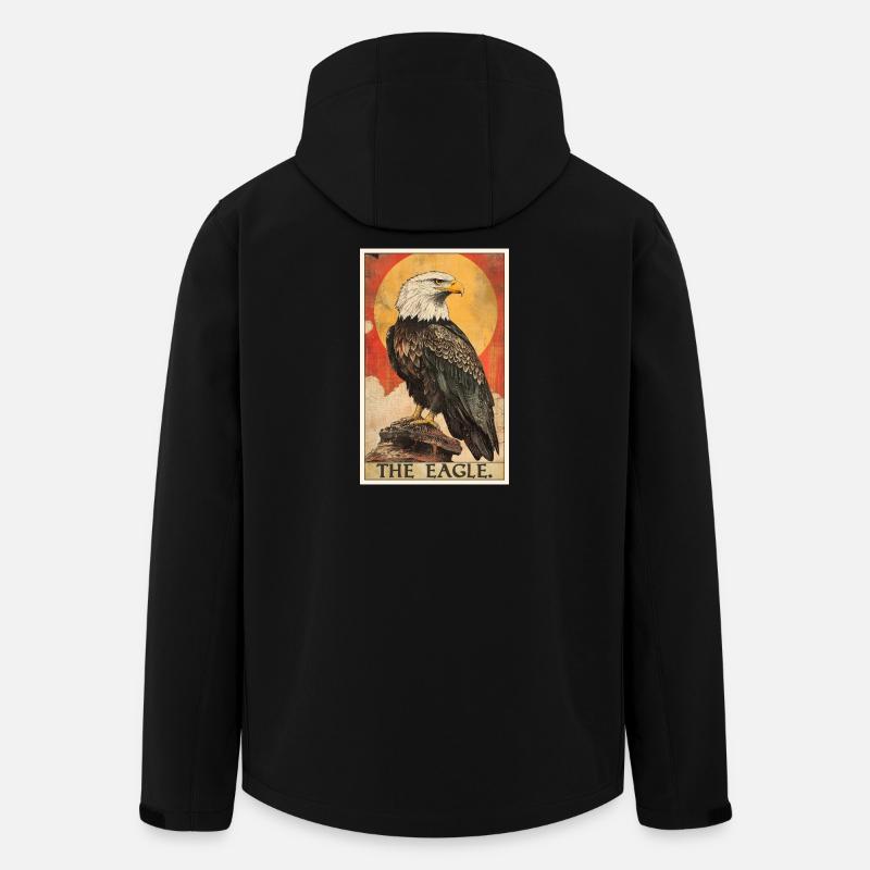 Adler - Recycelte Männer Softshell-Jacke von Stanley/Stella - Schwarz