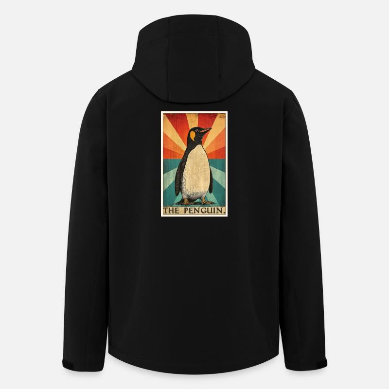 Penguins Penguin - Men’s Recycled Softshell Jacket by Stanley/Stella - black