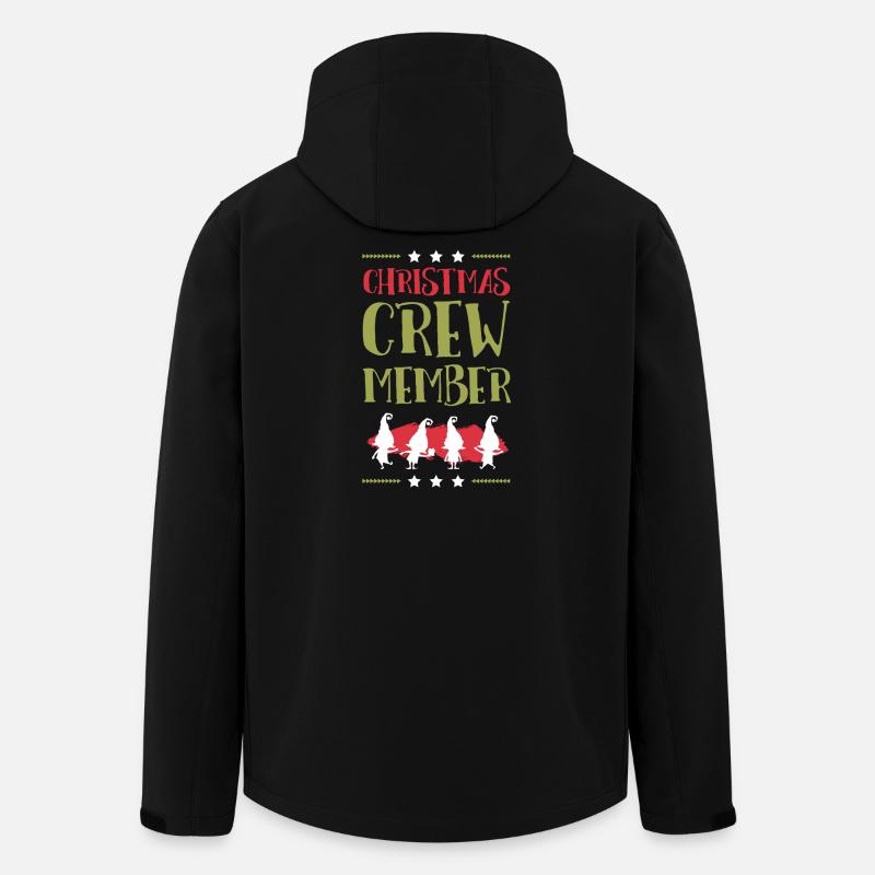 Weihnachten Crew Christmas - Recycelte Männer Softshell-Jacke von Stanley/Stella - Schwarz