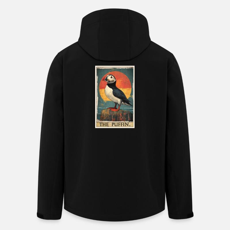 Macareux Papageientaucher - Veste softshell homme en polyester recyclé Stanley/Stella - noir