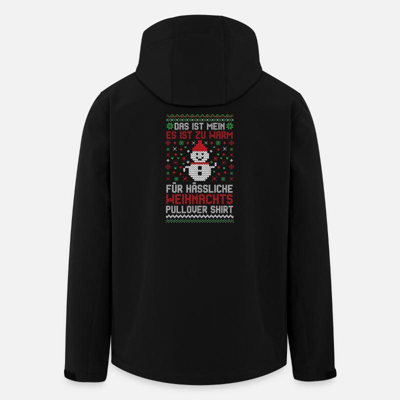 Noël du Père Noël - Veste softshell homme en polyester recyclé Stanley/Stella - noir
